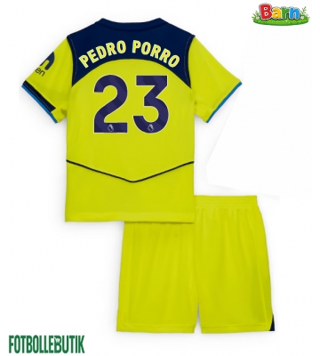 Tottenham Hotspur Pedro Porro #23 Tredjeställ Barn 2025-26 Kortärmad (+ Korta byxor)